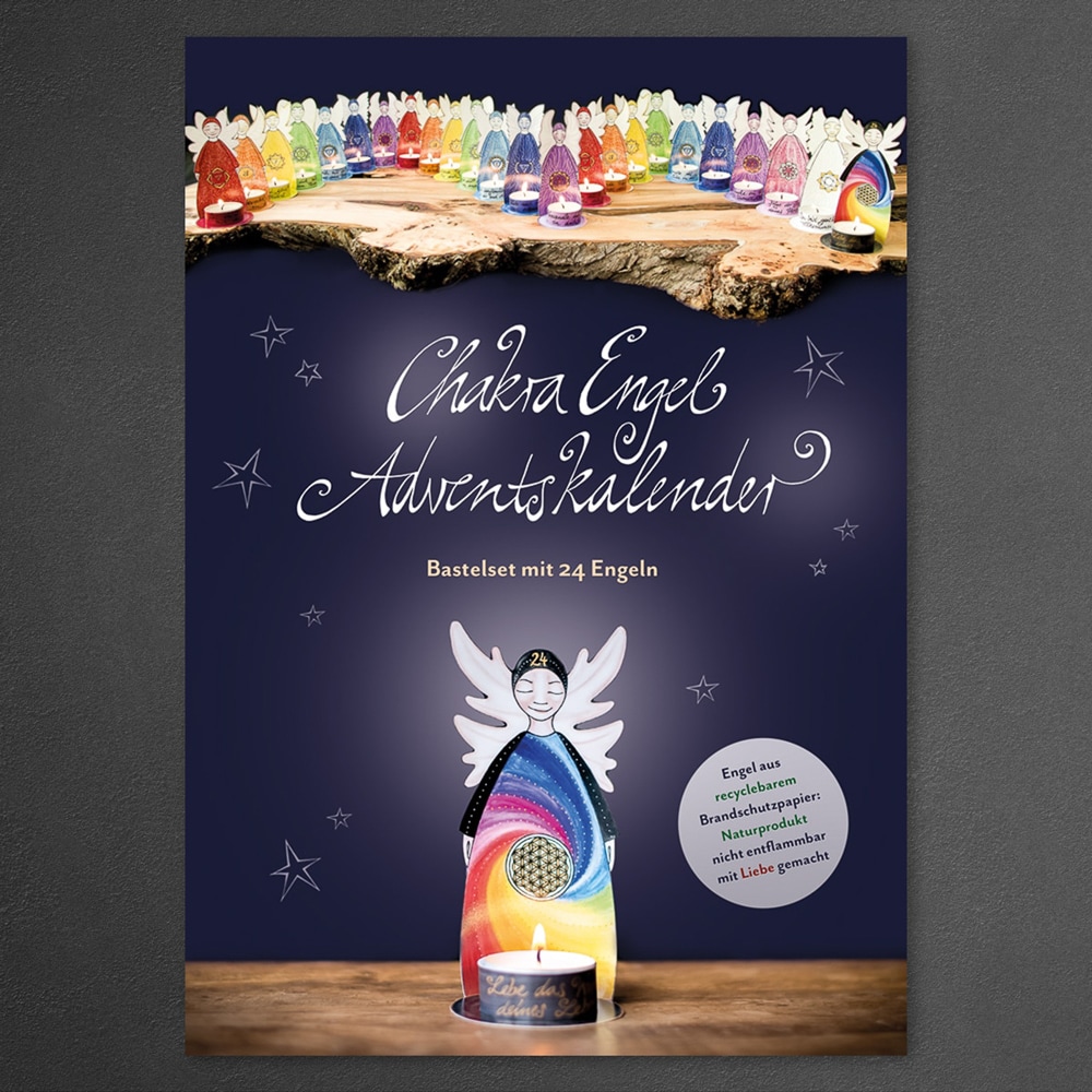 Chakra Paper Angel Advent Calendar (Craft Kit)