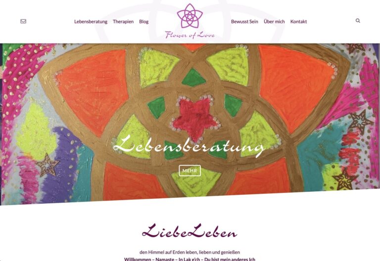 Bunte Mandala-Gestaltung mit Fokus auf Lebensberatung und Achtsamkeit – © Axel Hebenstreit